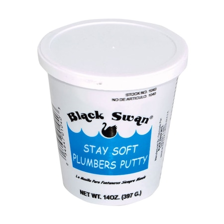 Thrifco Plumbing PLUMBERS PUTTY 14oz BLACK SWAN 6312011